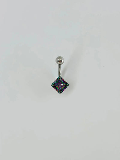 Mistik Topaz Taşlı Göbek Piercing