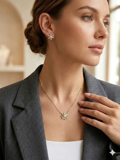 Çiçek Detaylı Set