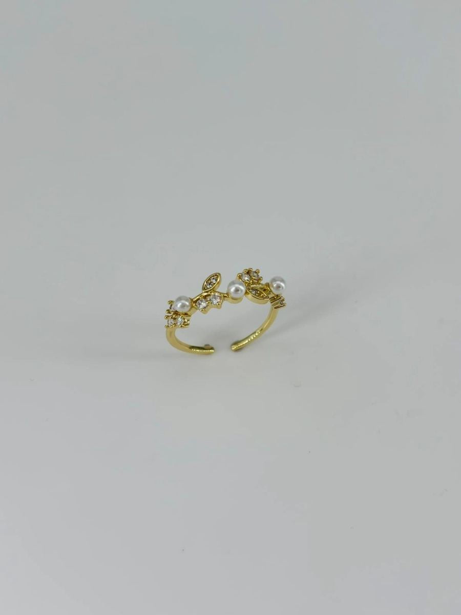 14 K Gold Kaplama Zirkon Taşlı Yüzük
