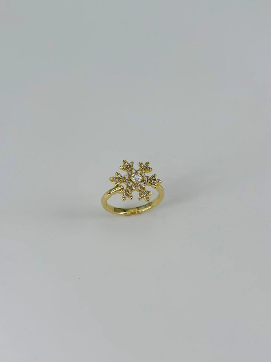14 K Gold Kaplama Zirkon Taşlı Yüzük