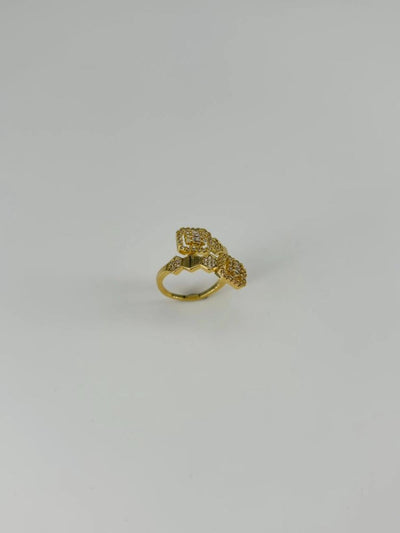 14 K Gold Kaplama Zirkon Taşlı Yüzük