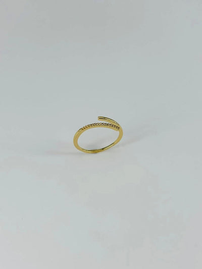 14 K Gold Kaplama Zirkon Taşlı Yüzük