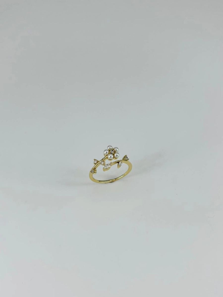 14 K Gold Kaplama Zirkon Taşlı Yüzük