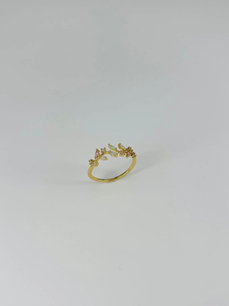 14 K Gold Kaplama Zirkon Taşlı Yüzük