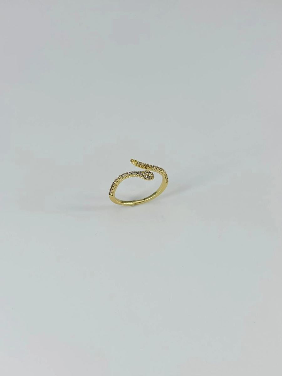 14 K Gold Kaplama Zirkon Taşlı Yüzük
