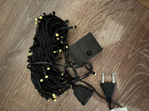 10m 100 Led Damla Uçlu Gün Işığı Siyah Kablo Mz-17-3
