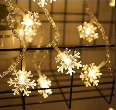 Kar Tanesi 5m 28 Led Gün Işığı Kar Tanesi:4cm Mz-16-18