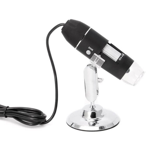 1600x Usb Dijital Mikroskop Kamera Endoskop 8led Büyüteç Metal Standı