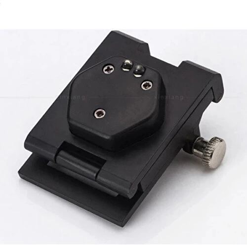 28x28 Mm Katlanır Sayaçlı Metal Lüp, 2 Led Işıklı Büyüteç Tekstil Th9005a - görsel 2