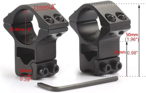 25.4mm Dürbün İçin 11mm Yüksek Havalı / Av Ayağı - görsel 2