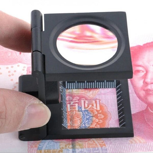 25x25 Mm Full Çelik Kaplı Katlamalı Büyüteç Th9005b - görsel 2