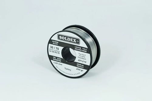 30-70 Lehim Teli 200 Gr 1,6 Mm Sn:30 - Pb:70