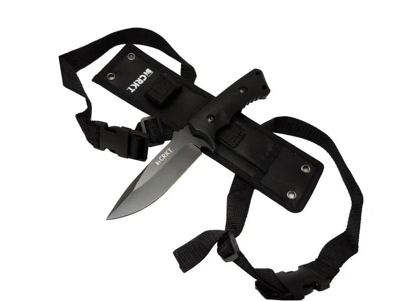 Crkt 1520 Pasific Tactical Outdoor Bıçak 24 Cm - Bacakampampamp Kol Kılıflı, Kauçuk Kaymaz Sap