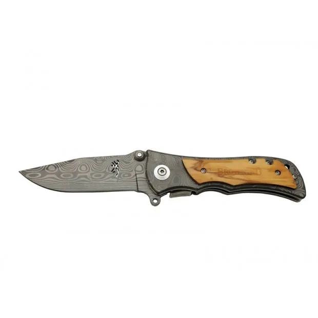 2-32 Damascus Çakı 20 Cm Manuel, Kemerlikli