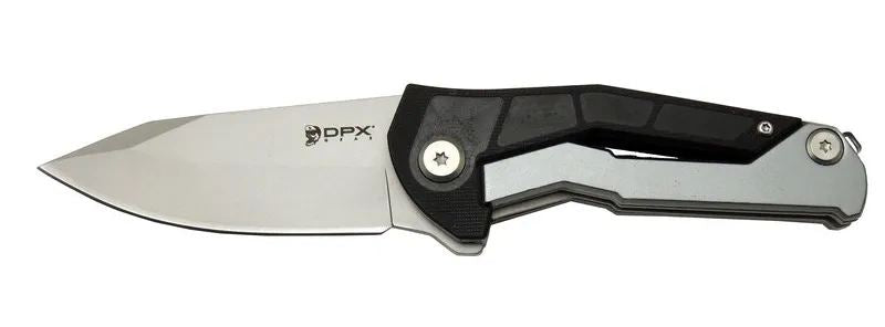 Dpxgear Sugga 915b Bk Siyah Ampampamp Beyaz Kamp / Outdoor Çakı 17,5cm - Yarı Otomatik, Kemerlikli, Kutulu