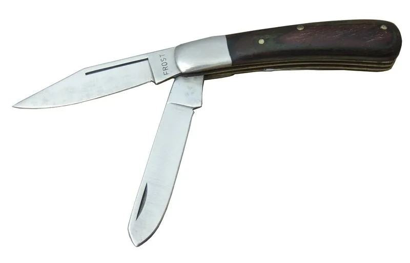 K-29 Falkon Çiftli Çakı 14 Cm - Ahşap Sap, Manuel