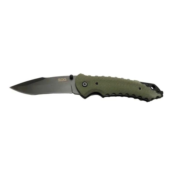 Kiku Çakı Haki 22 Cm Deri Kılıf , Kemerlikli
