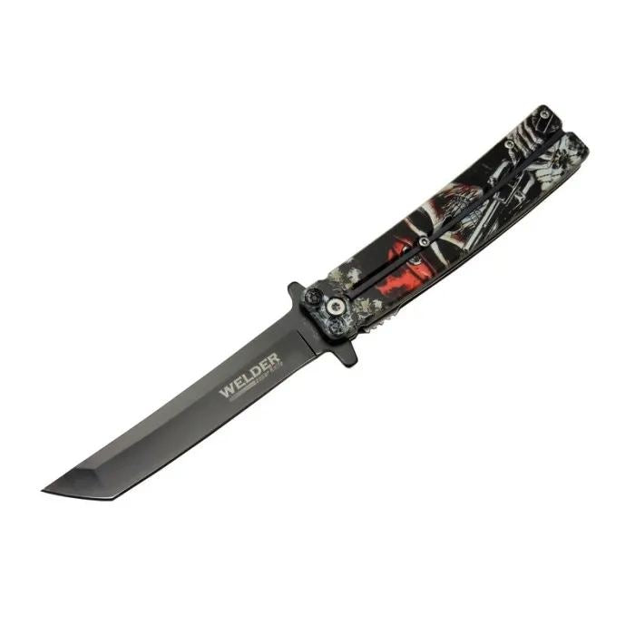 Kelebek Çakı Tanto 22,5 Cm , Kemerlikli