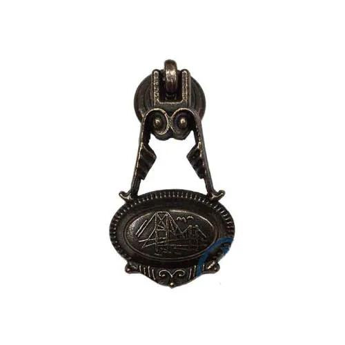 Dekoratif Zamak Sarkaç Küçük Kulp - 30x63mm, Eskitme, 1 Adet
