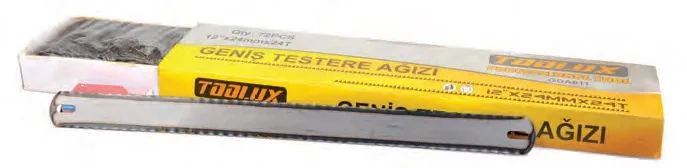 Geniş Demir Testere Ağzı Çift Taraflı - 5 Adet