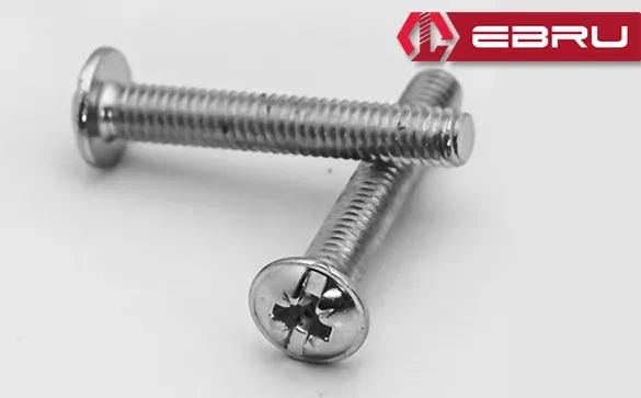 Yuvarlak Yıldız Başlı Rysb Kulp Vidası, Civata M4x40 - 50 Adet