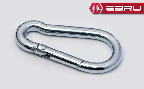 Yaylı Karabina, Çengel, Kanca 8mm - 2 Adet