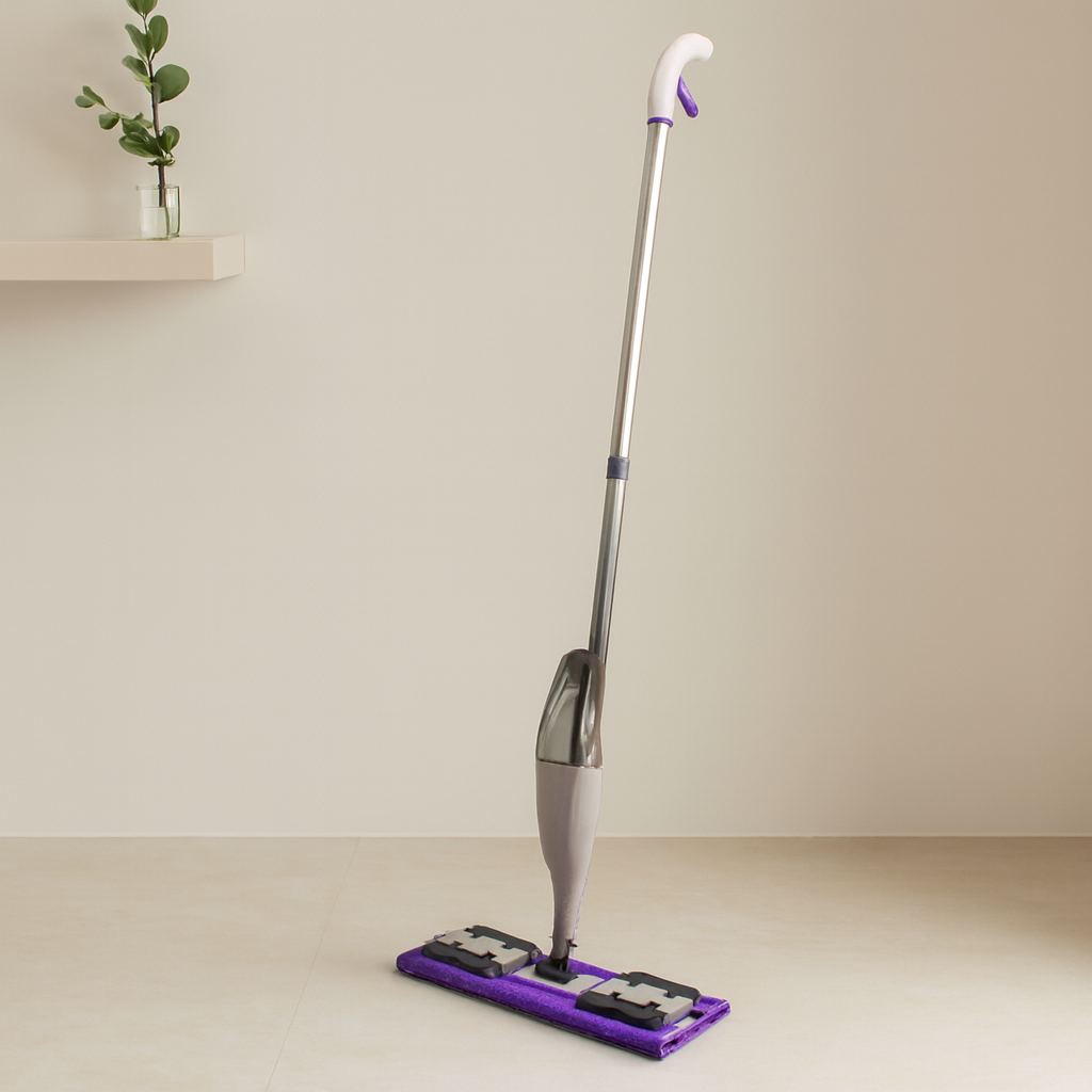Spray Mop 270 ml Su Hazneli Mikrofiber Palet Mop 115 cm 360°