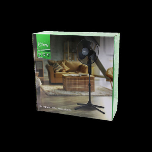 16" (41 cm) Teleskopik Katlanır Ayaklı Vantilatör - Metal Kafes, 3 Kademe