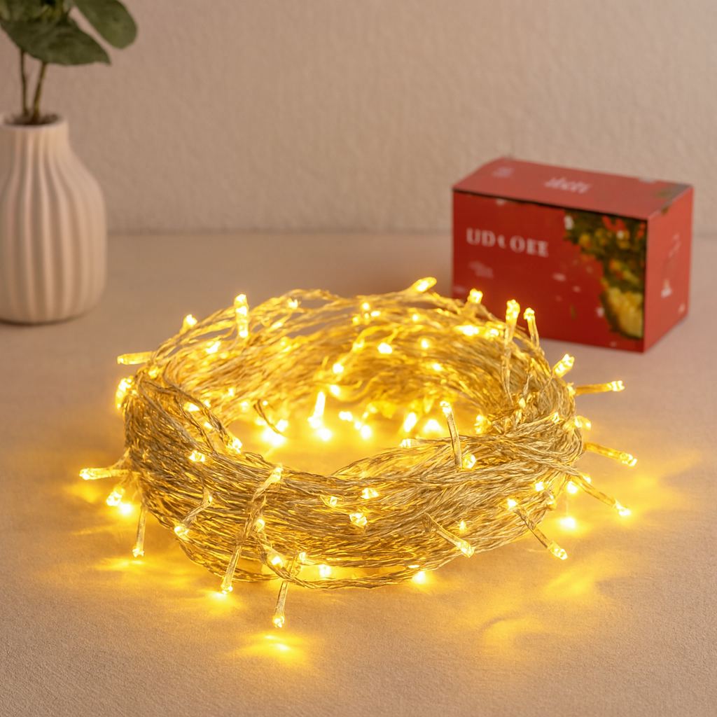 Saçak LED Dekor Lambası 4.5m (Günışığı, Fişli, Eklemli)