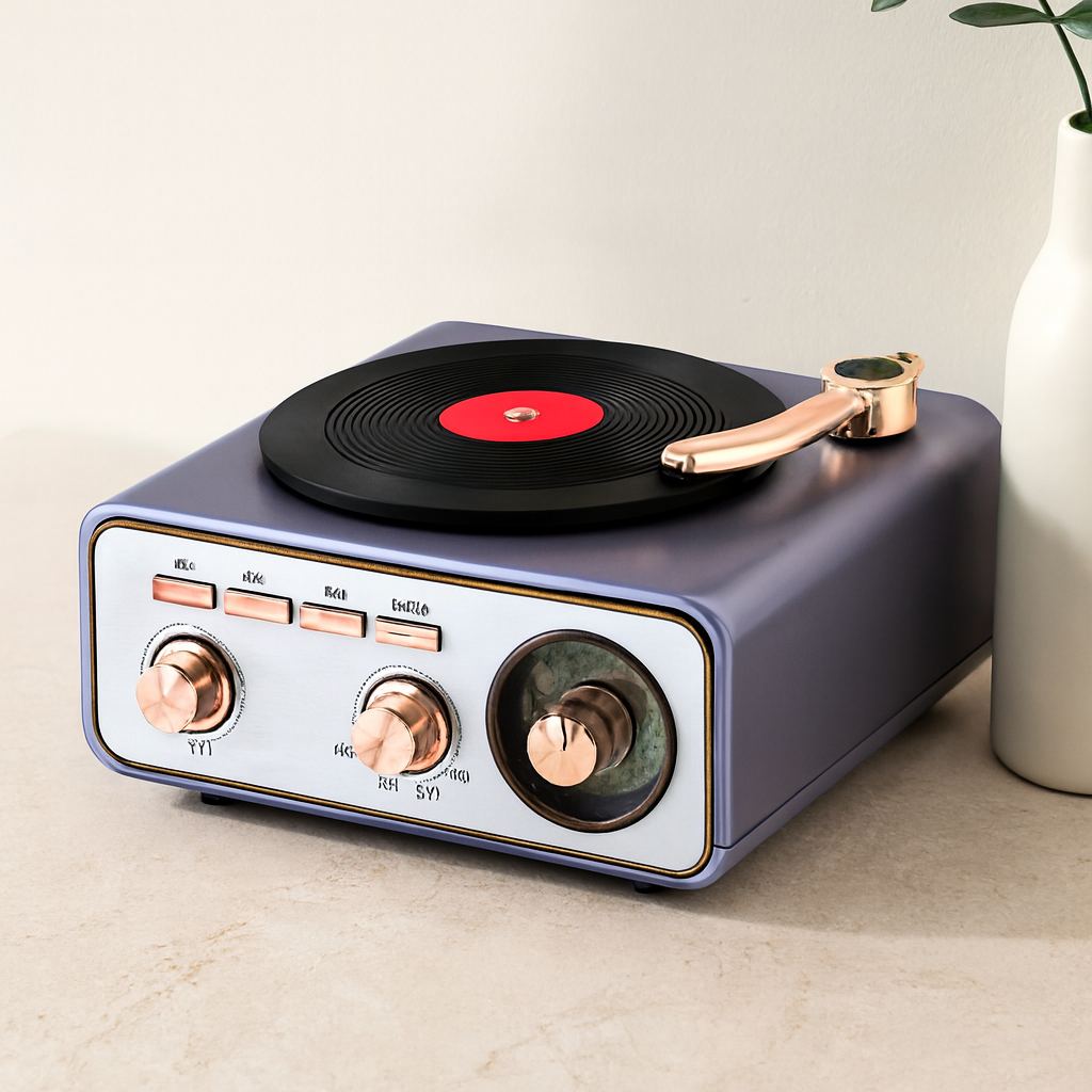 Bluetooth FM Radyo USB/MP3 Taşınabilir Hoparlör (İbreli)