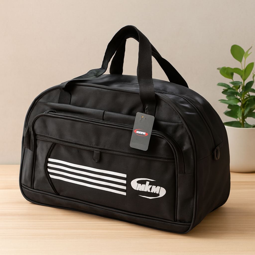 3 Bölmeli Orta Boy Spor ve Seyahat Çantası 55x33x18 cm
