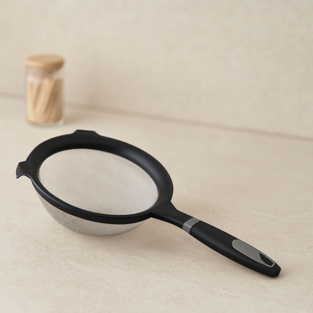Tel Süzgeç 19 cm Plastik Saplı 1000 ml