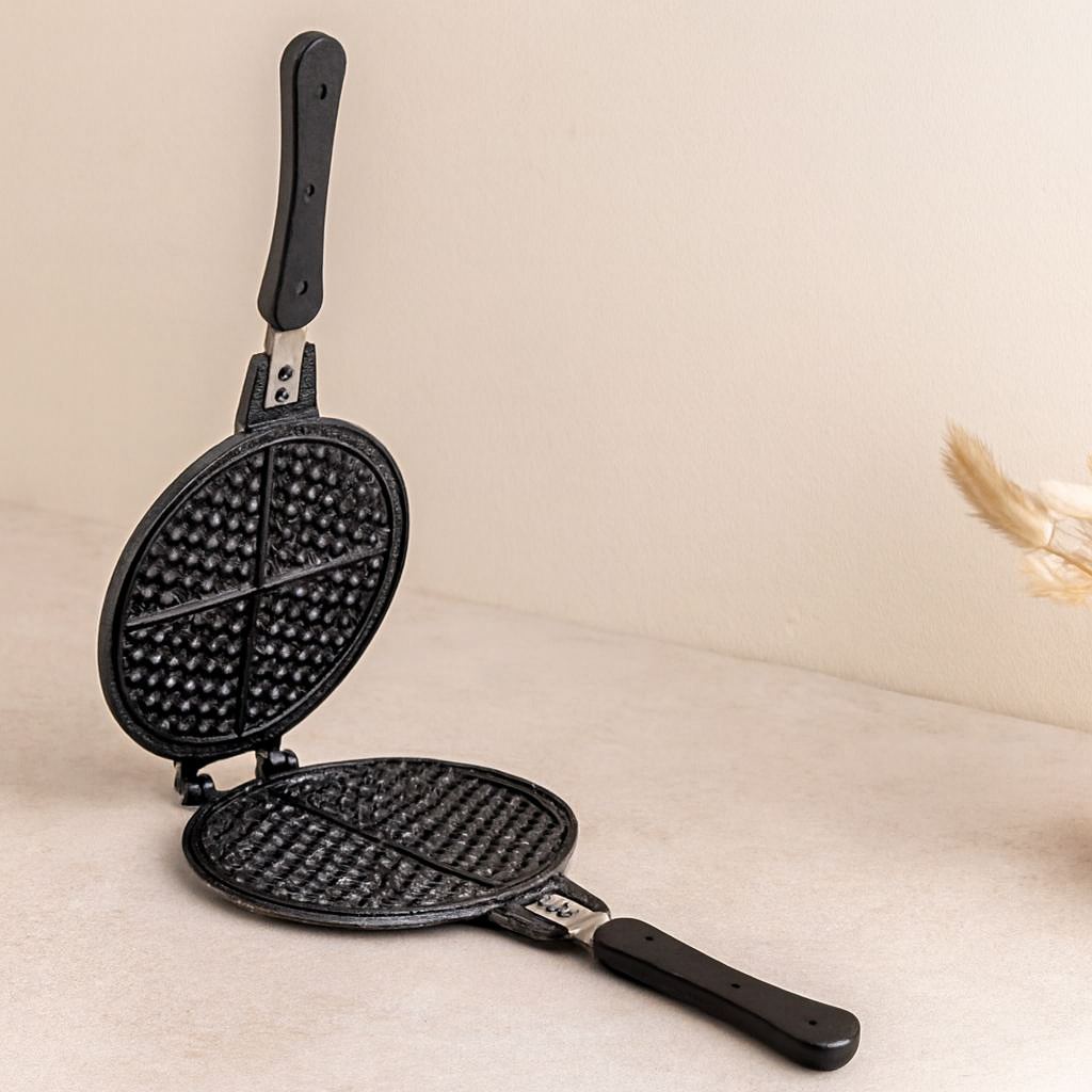 20 cm Granit Döküm Waffle Tava - Bakalit Saplı