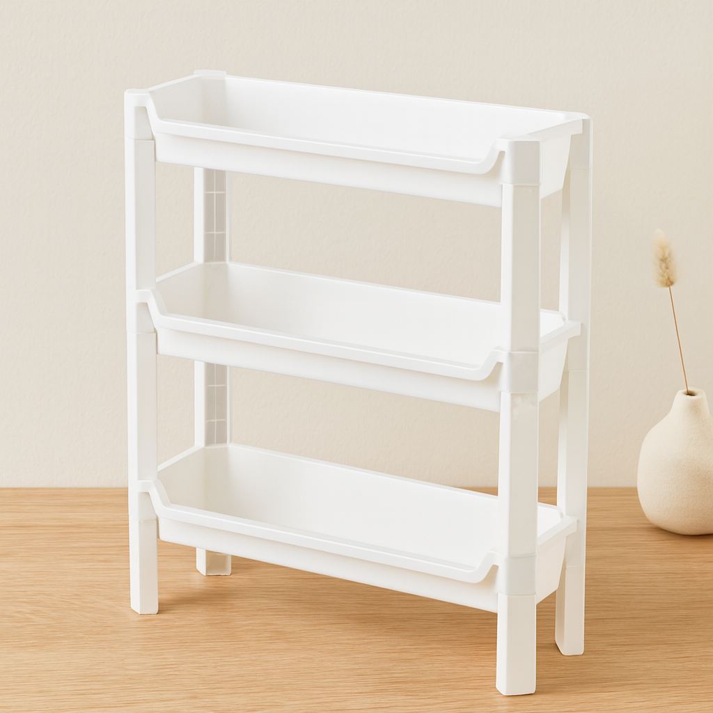 3 Katlı Sepet Organizer Raf Ünitesi 465x145x500 mm