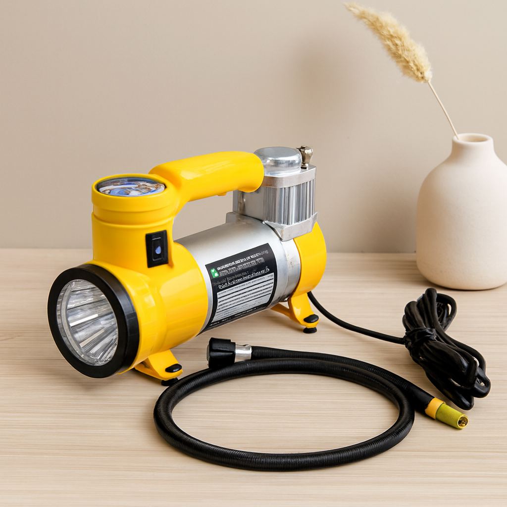 Oto Hava Kompresörü 12V 150PSI LED Fenerli