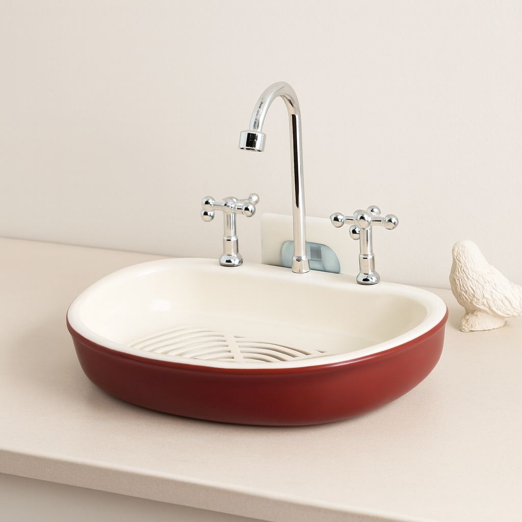 Figürlü Lavabo Katı Sabunluk