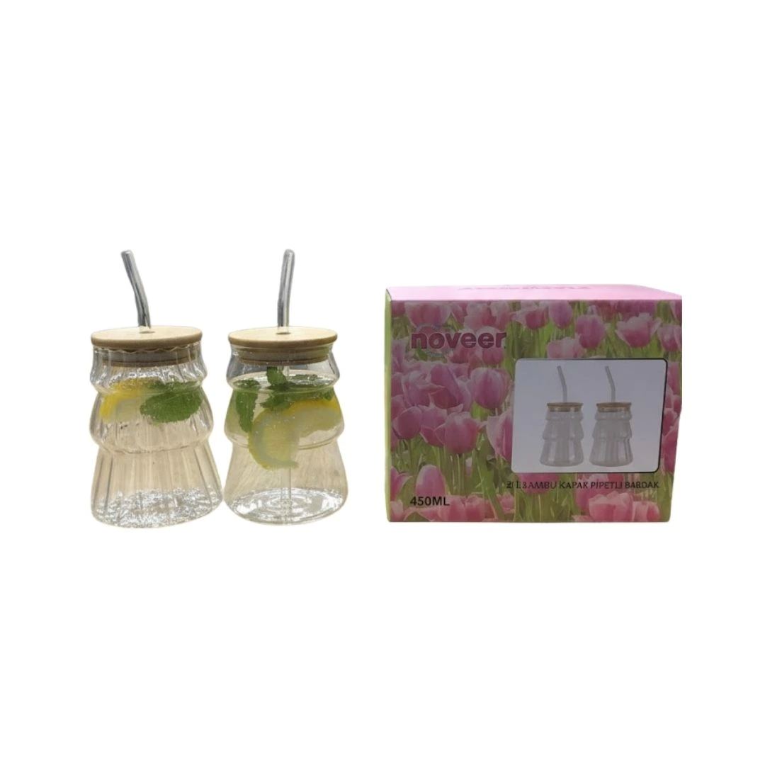 2'li Pipetli Bardak