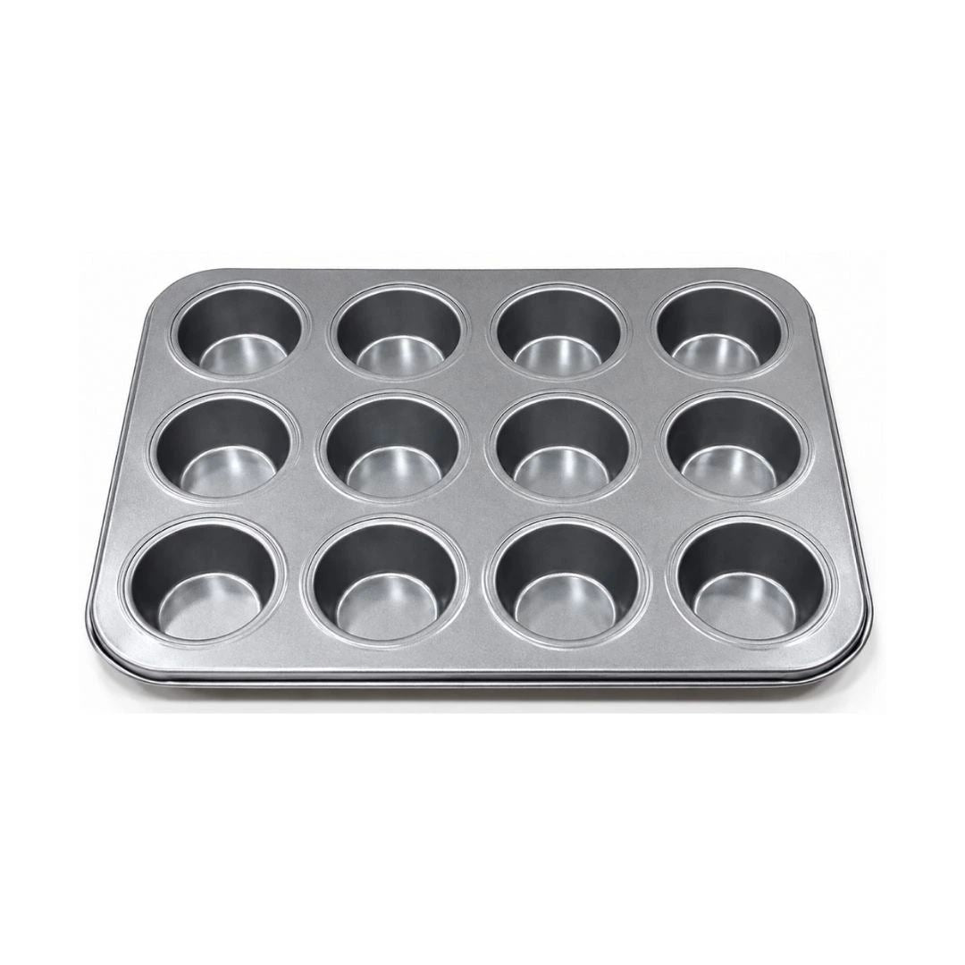12'li Metal Muffin Kek Kalıbı