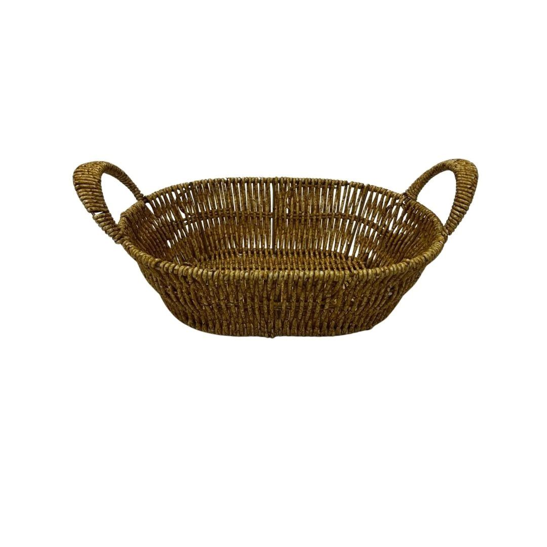 Hasırlı Oval Ekmek Sepeti