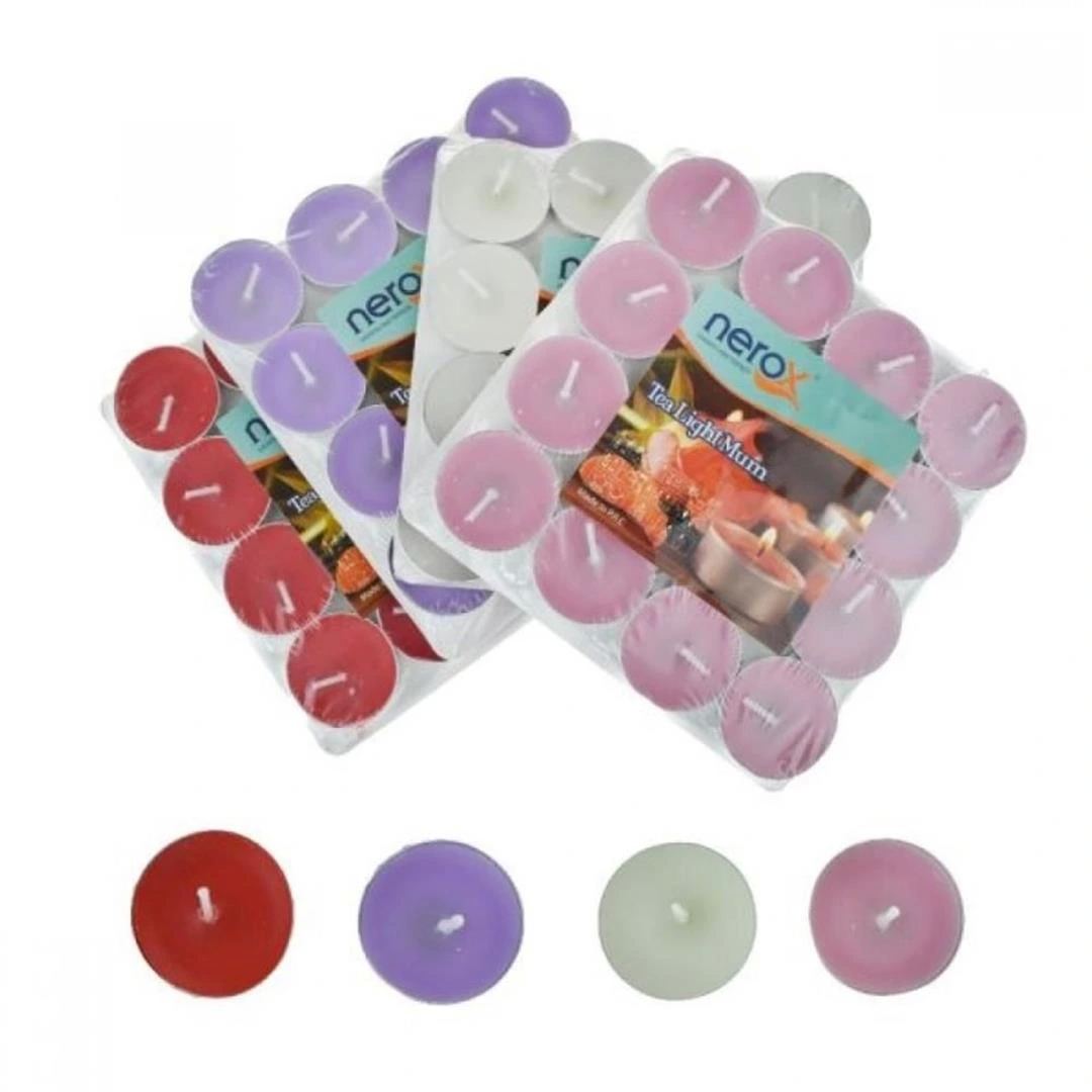 16'li Kırmızı Tea Light Mum