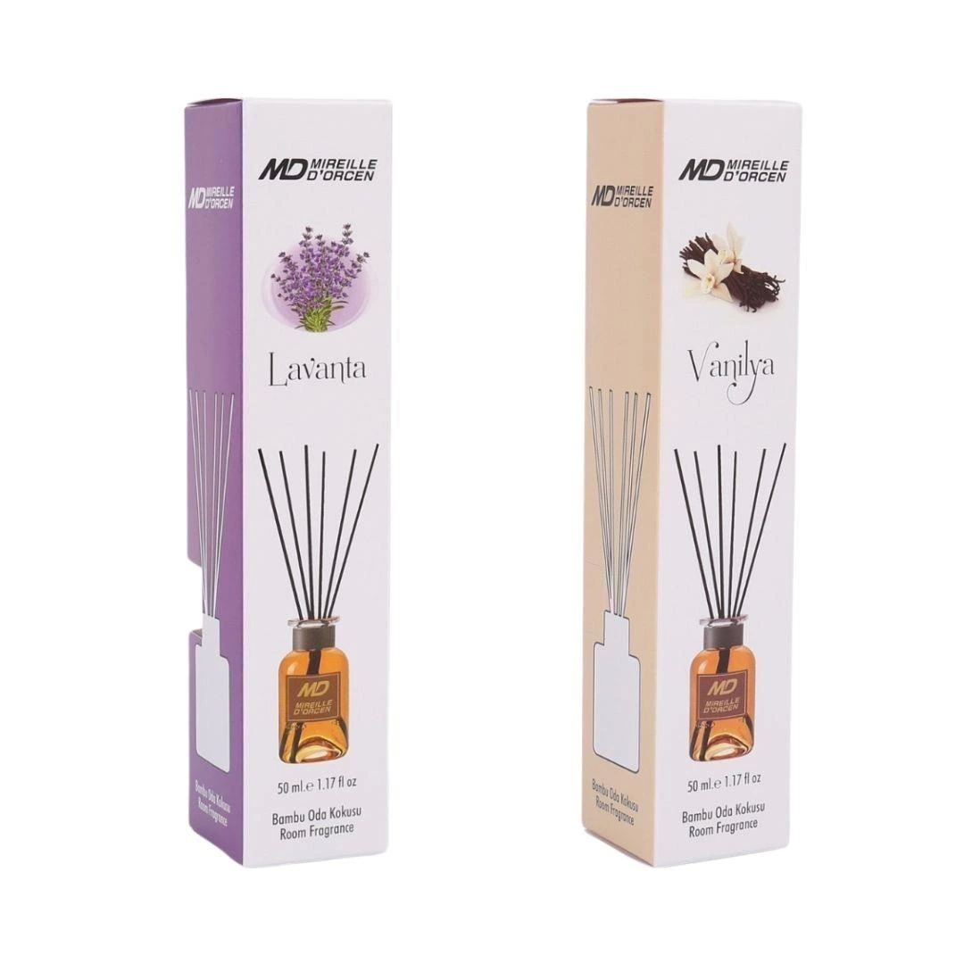 Yuvarlak Şişe Bambu Oda Kokusu 50 ml
