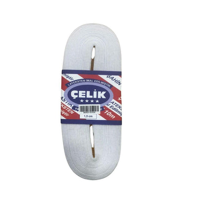 10 m 1.5 cm Beyaz Paça Lastiği