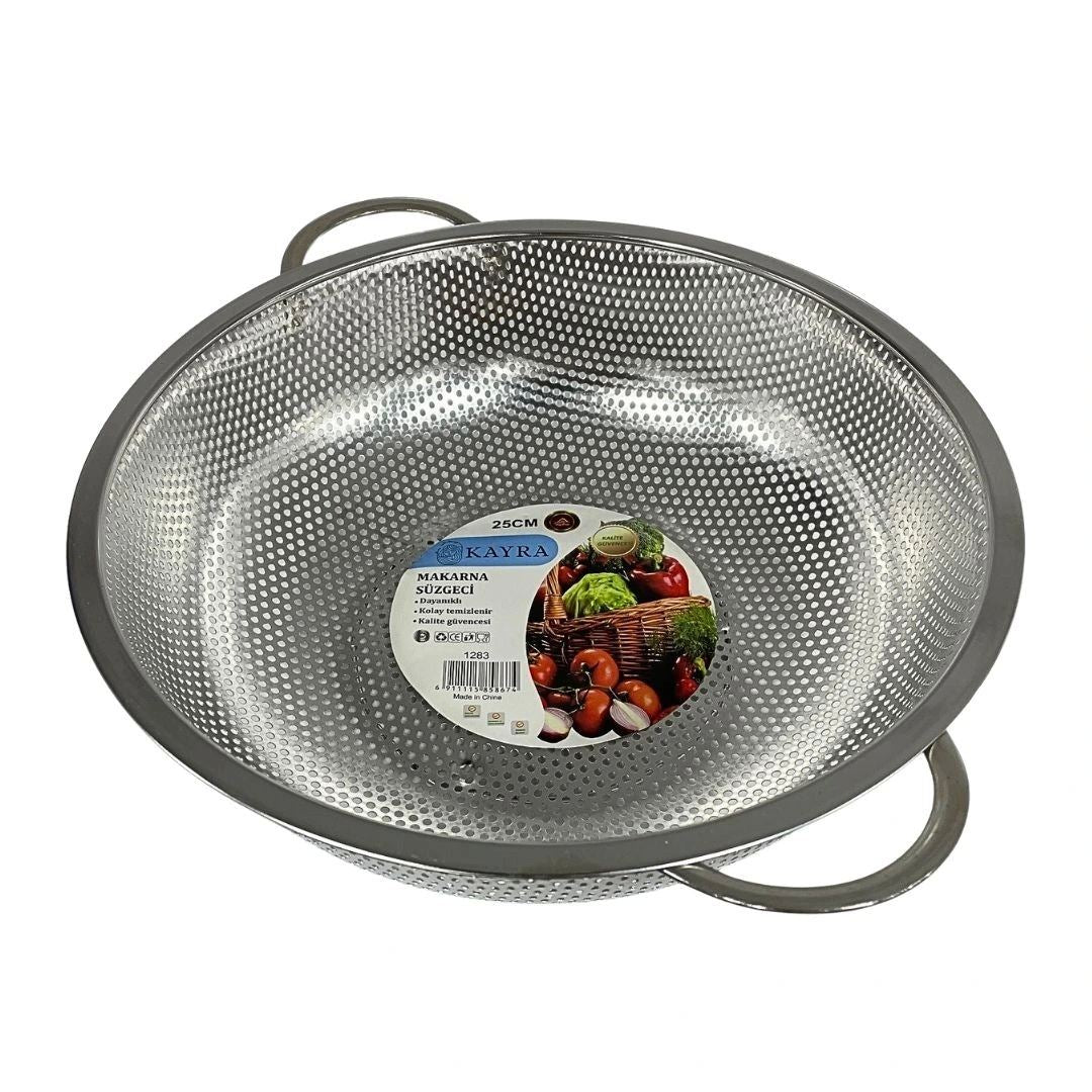 25 cm Metal Makarna Süzgeci