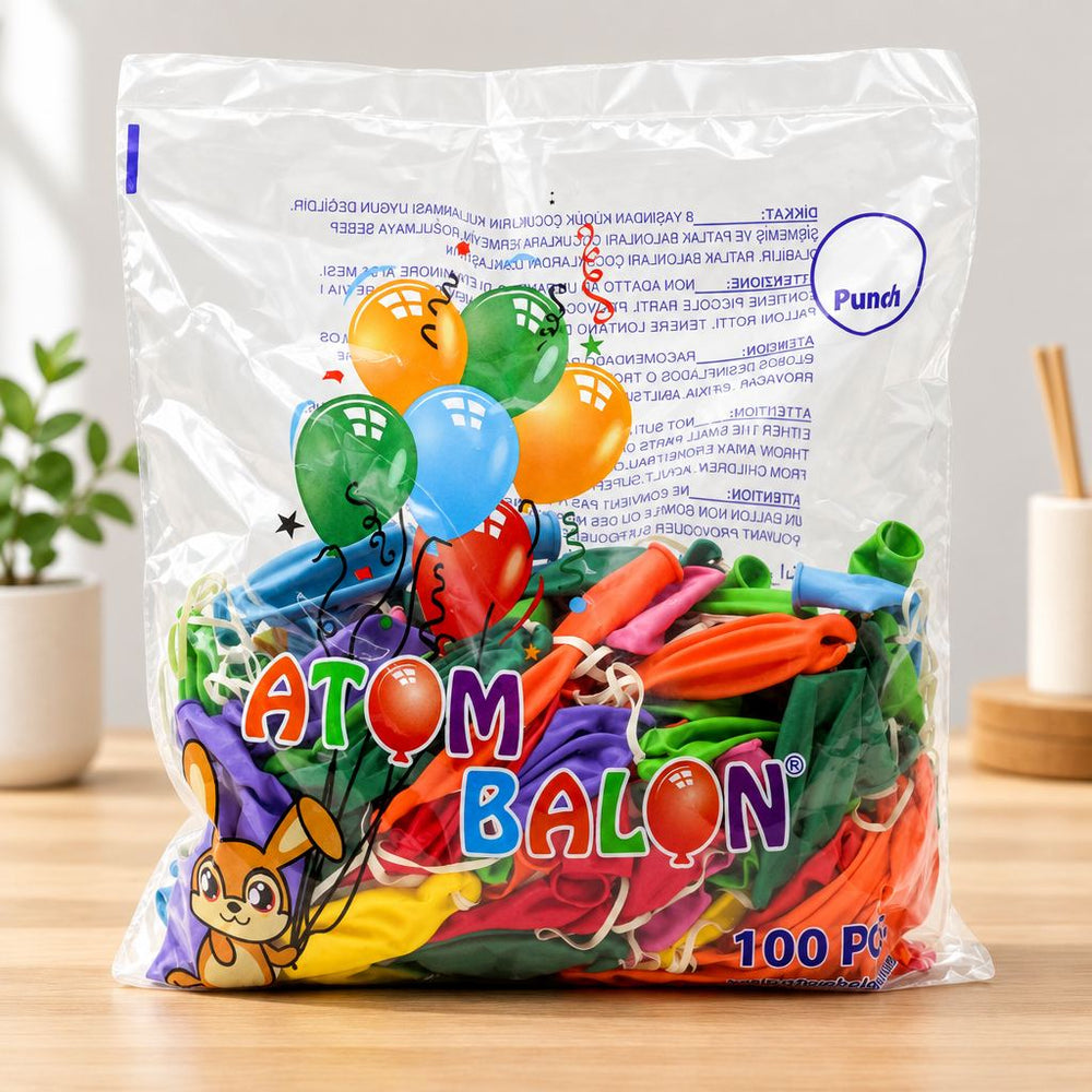 Lastikli Balon ( 100'lü)
