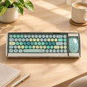 Yeşil Kablosuz Klavye ve Mouse Seti - 1