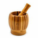 Ahşap Bambu Havan (Sarımsak Dövecek) 8 cm - 3
