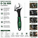10 inç (250 mm) İngiliz Anahtarı ve Kurbağacık 6 Parça Set - 2