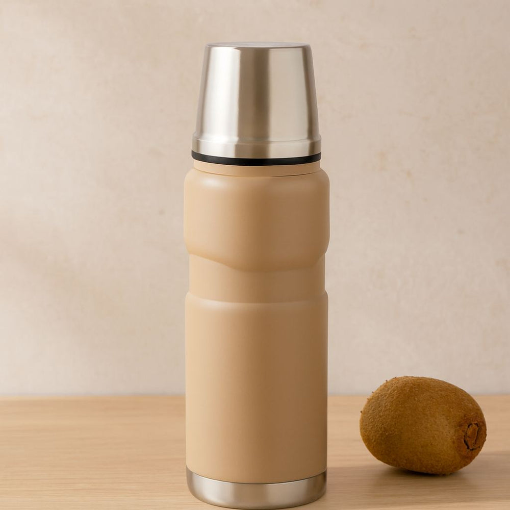 0.5 L Paslanmaz Çelik Termos (Sızdırmaz Kapak / Bardaklı)