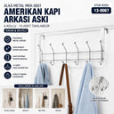 6 Kollu Krom Kapı Arkası Askı - 3