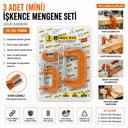 Mini Mengene Seti (25-50-75 mm) Karbon Çelik - 2